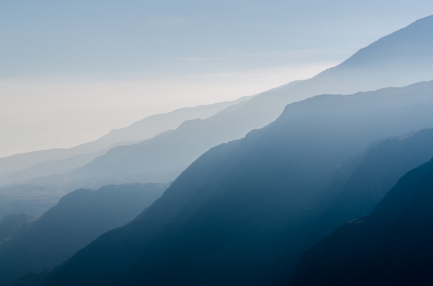 Unsplash colours blue mountains haze-download